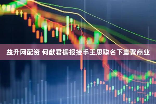 益升网配资 何猷君据报接手王思聪名下寰聚商业