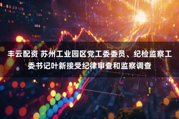 丰云配资 苏州工业园区党工委委员、纪检监察工委书记叶新接受纪律审查和监察调查