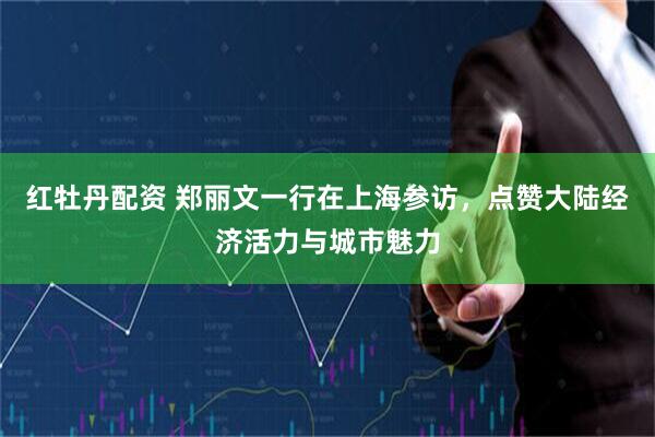 红牡丹配资 郑丽文一行在上海参访，点赞大陆经济活力与城市魅力